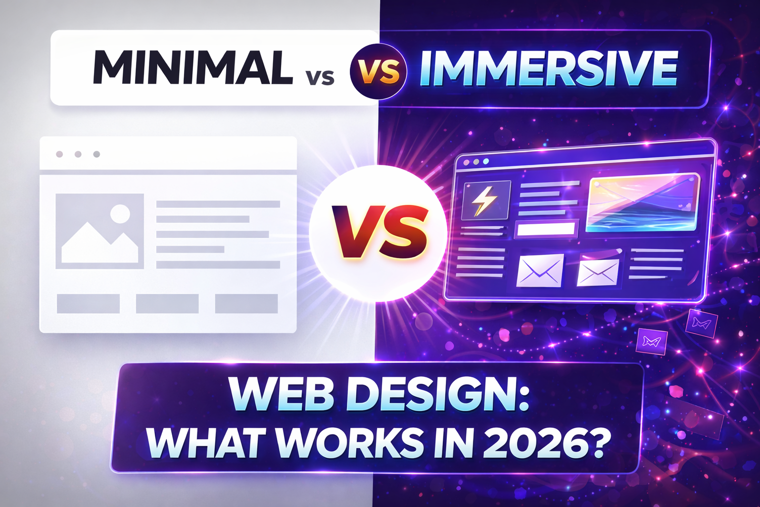 Minimal vs Immersive Web Design: What Works in 2026? 